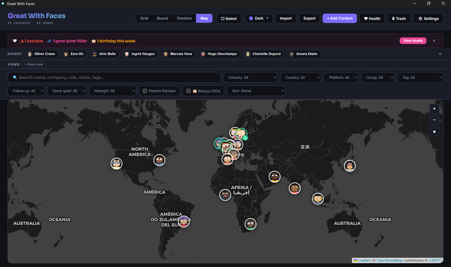 Map view